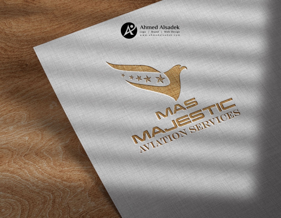 تصميم شعار شركة ماجستيك للطيران - دبي الامارات